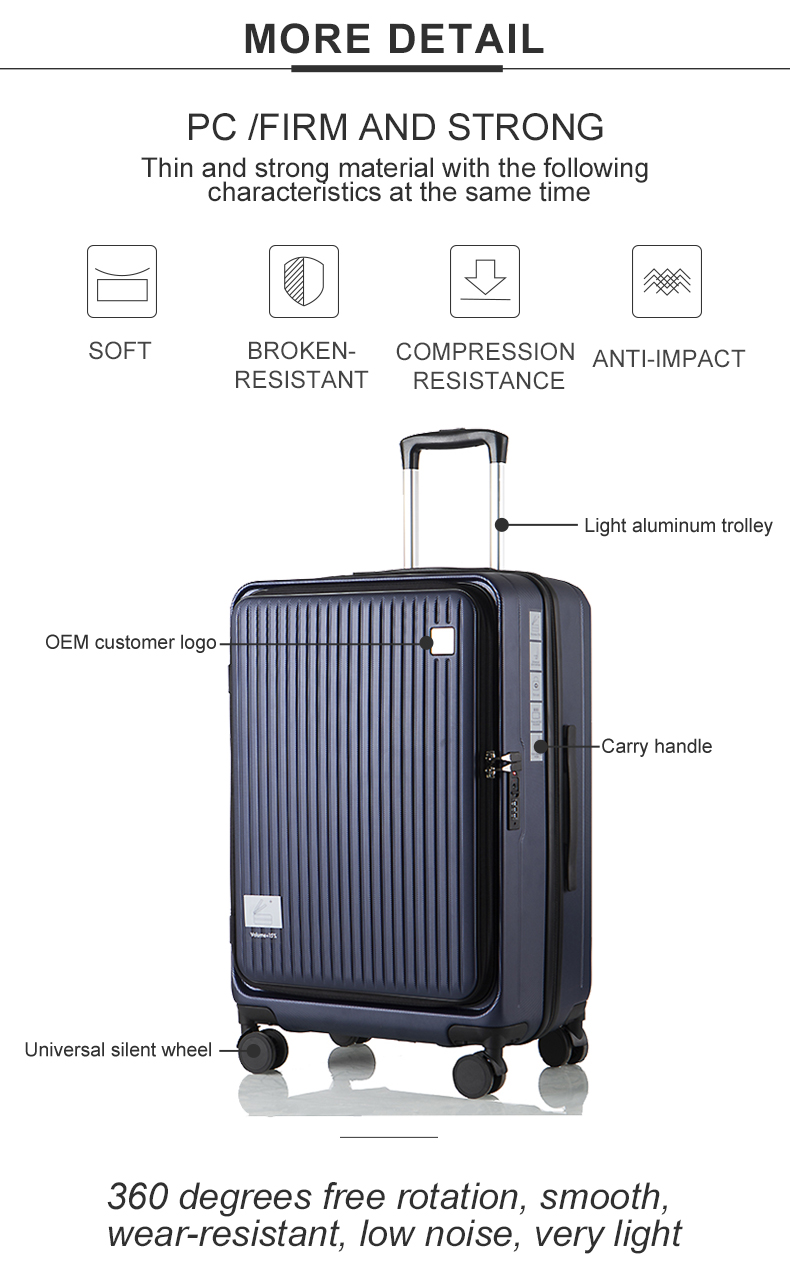 Magdala ng Luggage Hardside Spinner Suitcase _04