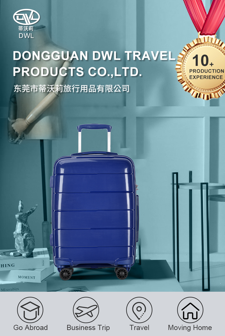 Bagagesæt 3-delt PP Hard Case Luggage_01