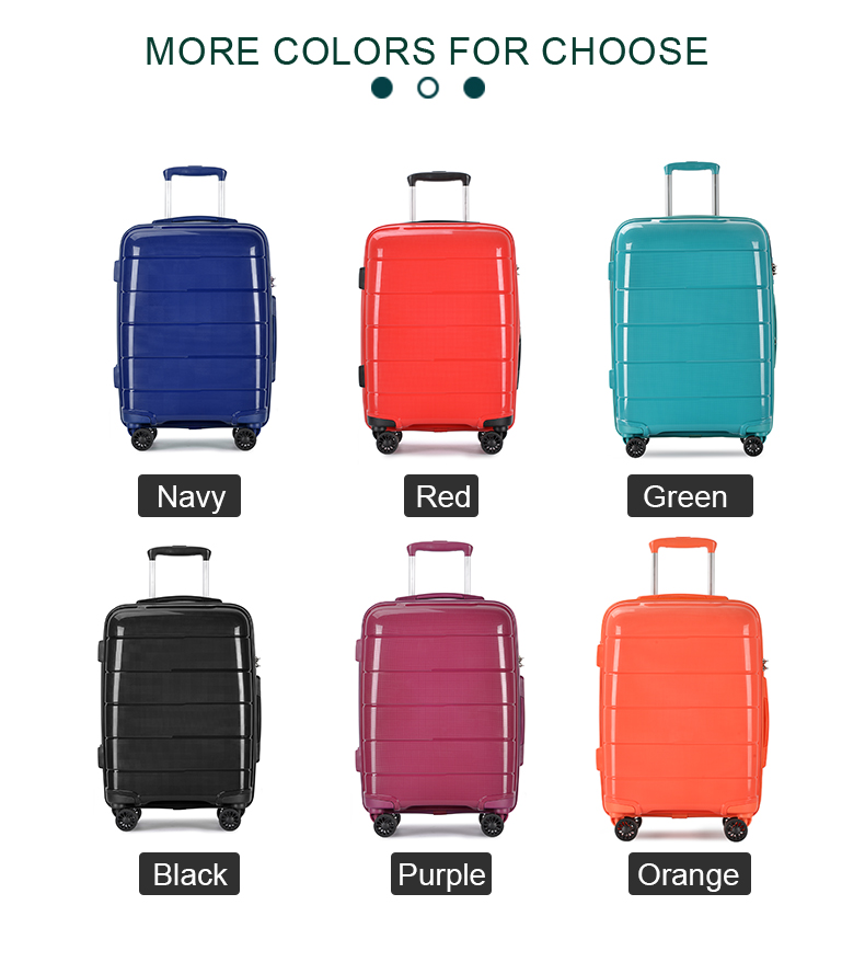 Luggage Sets 3 Piece PP Hard Case Luggage_02